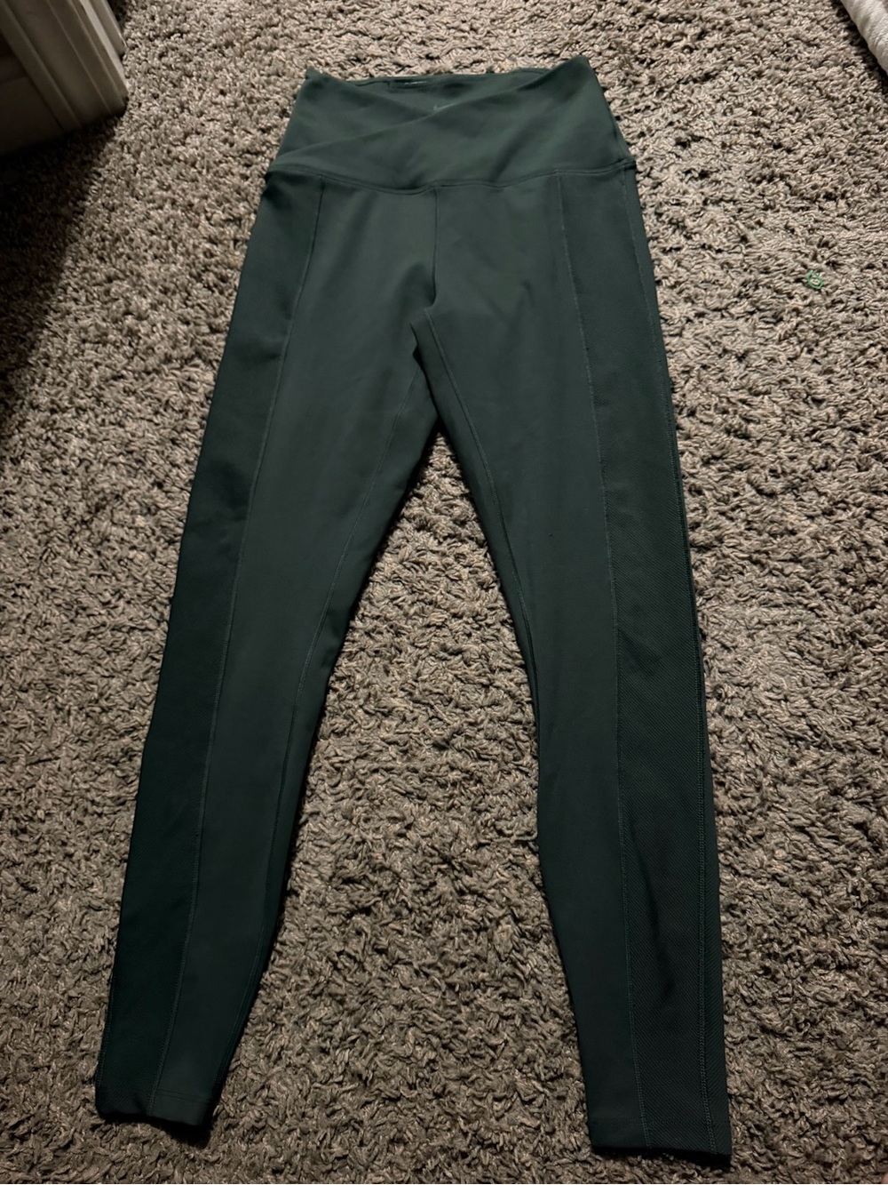 Nike Dark Green High-Waist Leggings